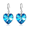 Fashionable Heart Of The Ocean Crystal Glass Earrings | Buy