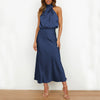 Summer Sleeveless Dress Ins Fashion Elegant Evening Party Cl