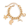 Creative Boho Conch Dolphin Starfish Pendant Choker Necklace