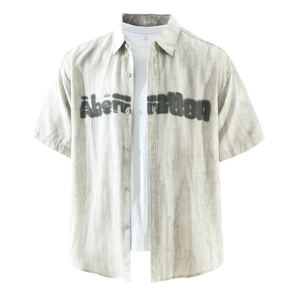 Men's Letter-Print Short-Sleeve Shirt | Buy Online Best Pric