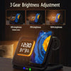 15W Wireless Chargers Stand 5 In1 LED Digital Alarm Clock Fa