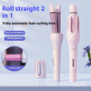 New 2 In 1 Automatic Hair Curler Straightener Negative Ion E