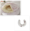 2 In 1 Dog And Cat Bed Pet Winter Bed Round Plush Warm Bed H