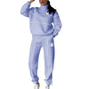 Womens 2 Piece Outfits Lounge Hoodless Pullover Sweatshirt S