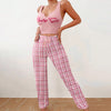 Spring Summer Women's Casual Pajamas Home Wear Vest Color Ma