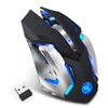 HXSJ new wireless mouse 2.4GPI gaming mouse glowing mouse |