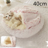 2 In 1 Dog And Cat Bed Pet Winter Bed Round Plush Warm Bed H