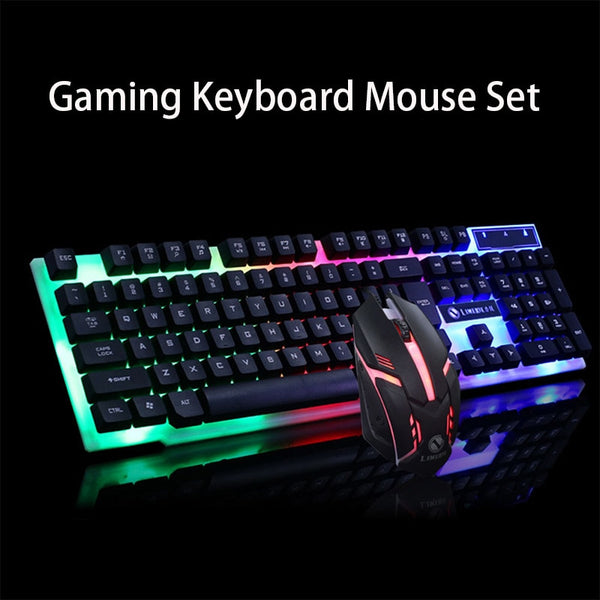 GTX300 Gaming CF LOL Gaming Keyboard Mouse Glowing Set | Buy
