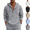 Linen Breathable Casual Mens Long-Sleeve Hooded Shirt | Buy