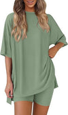 Summer Shorts Suit Fashion Loose Short-sleeved T-shirt And S