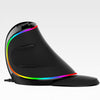 Vertical Ergonomic Snail RGB Anti-Mouse Hand Wired Mouse | B