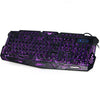 J10 tricolor backlight wired gaming keyboard set colorful lu