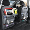 PU Leather Car Storage Bag Multifunction Seat Back Tray Hang