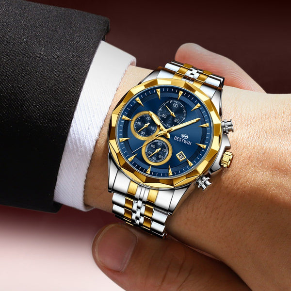 Mens Luminous Six-hand Personalized Watch Stylish And Eye-ca