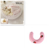 2 In 1 Dog And Cat Bed Pet Winter Bed Round Plush Warm Bed H