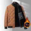 Fashion Rhombic-sewing Design Cotton Coat Winter Warm Thicke