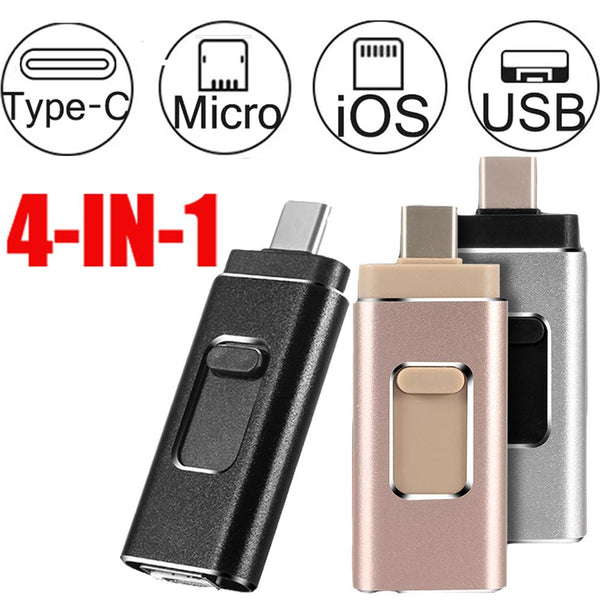 Compatible With Apple, 4 In 1 Stick For IPhoneAndroid Type C