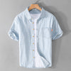 Summer Men's Cotton Short-Sleeve Denim Shirt | Buy Online Be