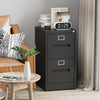 2 Drawer Mobile File Cabinet, Metal Under Desk Cabinet With