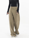 Irregular Wide-leg Pants Ins Fashion Loose Trousers Women's