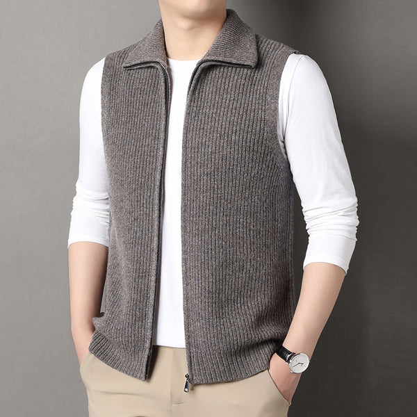 Men's AutumnWinter Zippered Casual Vest | Buy Online Best Pr