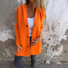 Casual Hooded Single-Breasted Cardigan Fashion Loose Solid C