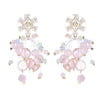 Ultra Immortal Exquisite High-end Crystal Flower Earrings |