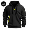 Dropped Shoulder Hooded Sweatshirt Men's Women's Plus Size L