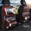 PU Leather Car Storage Bag Multifunction Seat Back Tray Hang