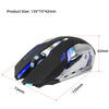 HXSJ new wireless mouse 2.4GPI gaming mouse glowing mouse |