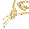 Dazzling Starry Night Cheetah Gemstone Necklace | Buy Online
