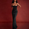 Slim Tube Top Long Dress Sexy Fashion Bandeau Backless Party