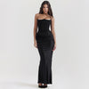 Slim Tube Top Long Dress Sexy Fashion Bandeau Backless Party