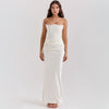 Slim Tube Top Long Dress Sexy Fashion Bandeau Backless Party