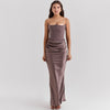 Slim Tube Top Long Dress Sexy Fashion Bandeau Backless Party