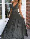 Women's Sexy Long Party Dress Club Floor-Length Summer Backl
