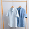 Summer Men's Cotton Short-Sleeve Denim Shirt | Buy Online Be
