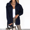 Lapel Jacket Fashion Casual Single-Breasted Coat With Belt S