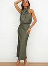 Summer Sleeveless Dress Ins Fashion Elegant Evening Party Cl