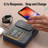 15W Wireless Chargers Stand 5 In1 LED Digital Alarm Clock Fa