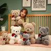 23-45cm New Lovely Hug Roses Teddy Bear Plush Pillow Stuffed