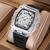 Wholesale Fashionable Transparent Mens Watches Waterproof Ti