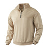 Men's Jacquard Fall Winter Long-sleeved Warm Pullover Hoodie