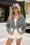 Fashion Striped Long Sleeve Shirt With Pockets Casual Loose