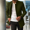 Men's Slim Coat Fashion Single-breasted Solid Color Business