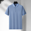 Cotton Mercerized Mens Polo Shirt High-End Feel Pure Cotton
