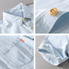 Summer Men's Cotton Short-Sleeve Denim Shirt | Buy Online Be