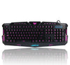 J10 tricolor backlight wired gaming keyboard set colorful lu