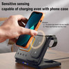 15W Wireless Chargers Stand 5 In1 LED Digital Alarm Clock Fa