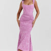 Mozision Off-shoulder Backless Sexy Evening Dress For Women